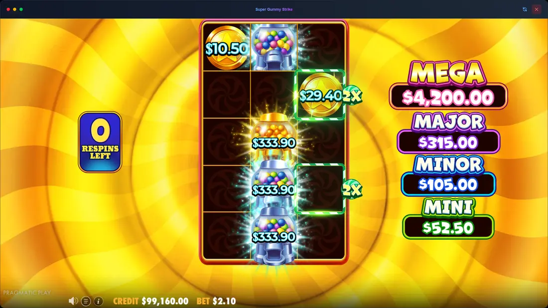 Super Gummy Strike Super Respin Super Gummy Strike Super Respin